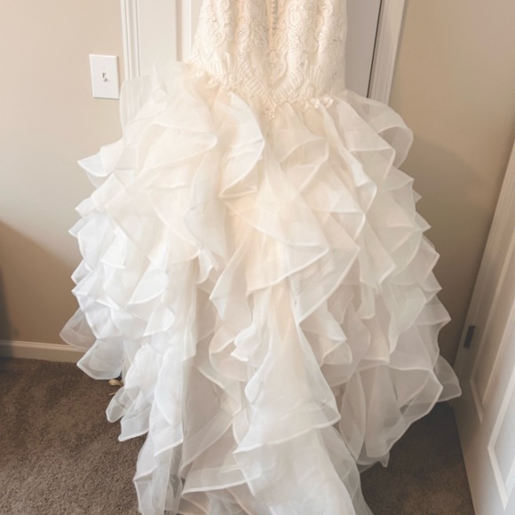 One of a kind custom wedding dress (Ivory color) - Picture 8 of 16